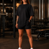 Imagem do Codex 6 de set. de 2026, 10_34_02 Camiseta Oversized Suedine 220g Feminina - Preta (academia)