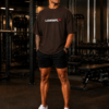 camiseta-marrom-masculina-com-estampa-academia-v2 Camiseta Oversized Suedine LAWINFLY