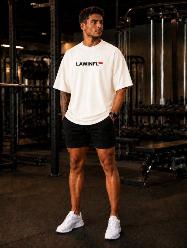 camiseta-offwhite-masculina-com-estampa-academia Camiseta Oversized Suedine LAWINFLY
